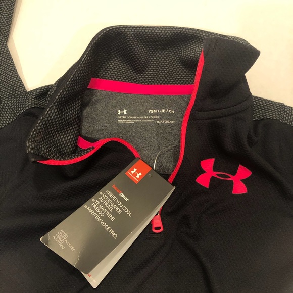 NWT Under Armour HeatGear Fitted Girls Youth Small - Picture 4 of 9